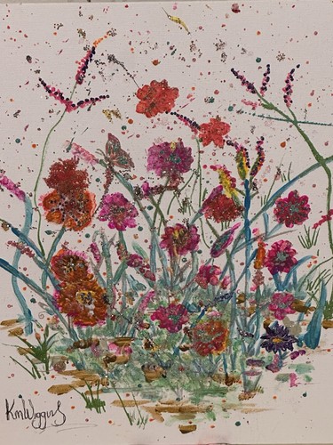 Wild garden acrylic paints - wild, on