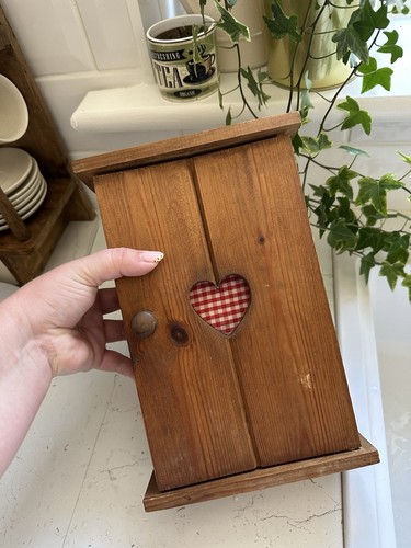 Vintage wooden key cabinet box