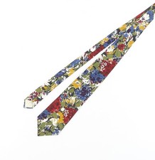 Jose Piscador Multicoloured Floral Silk Tie Men