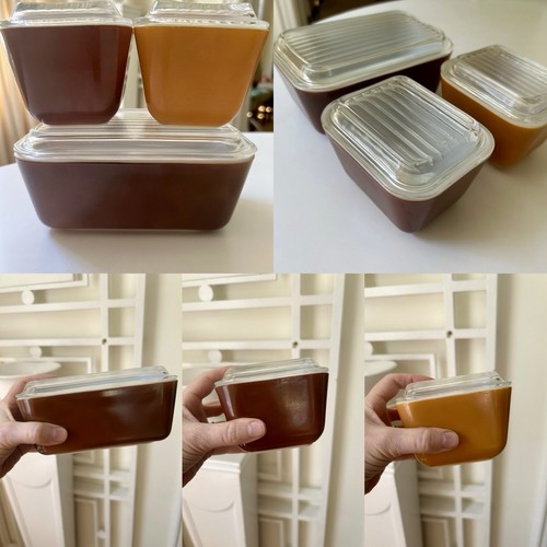 Pyrex old orchard refrigerator - old,
