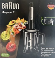 Braun MultiQuick 7 5-in-1 Hand Blender Black, Model MQ 7045X