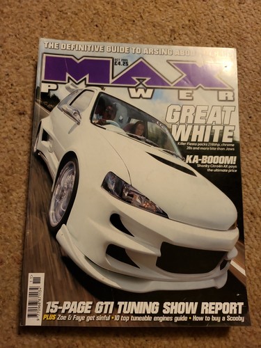 Max power magazine october - max,