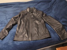 HUGO BOSS Black Leather Jacket