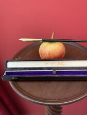 Ultra Rare A.W Faber 9 Ct Gold Dip Pen In Original Box Museum worthy C1840