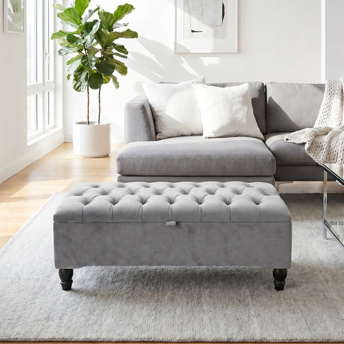 Ottoman storage box footstool - storage,