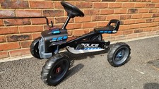 Berg Buzzy Police Pedal Car with Lights and Sounds Kids Ride On Car Toy