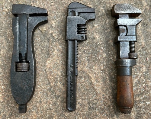 Vintage adjustable spanners - vintage,
