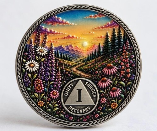 Sobriety medallion coin - aa,