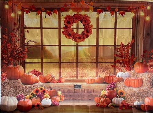 Autumn window halloween - autumn,
