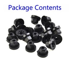 20x Plastic Nut With Ring For