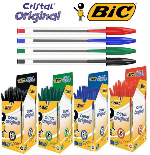 Bic cristal medium ball pens - cristal,