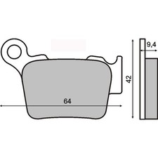Pair Of Brake Pads Cross