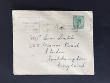 GIBRALTAR 1935 ½d ON COVER