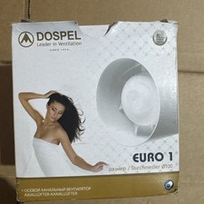 In Line Bathroom Fan Euro 1 100mm Ventilation Extractor Fan Ducted Installation