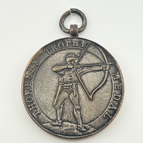 Vintage archery medal - archery, thoresby
