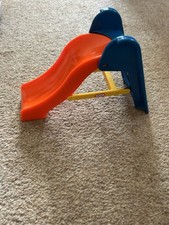 Vintage Little Tikes Dollshouse Size Slide For Blue House Dollshouse