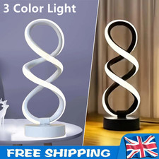LED Modern Spiral Bedside