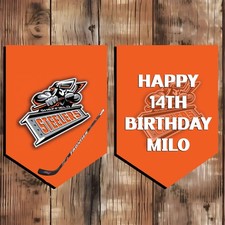 Sheffield steelers Personalised ice hockey Birthday Bunting  party decoration