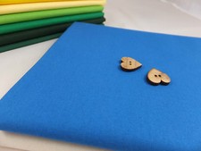 100% Cotton Fabric Sheeting Plain Solid Quilting metre, fat quarters, samples