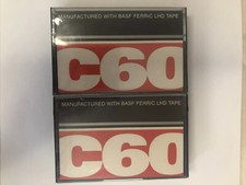 C60 Audio cassette with BASF