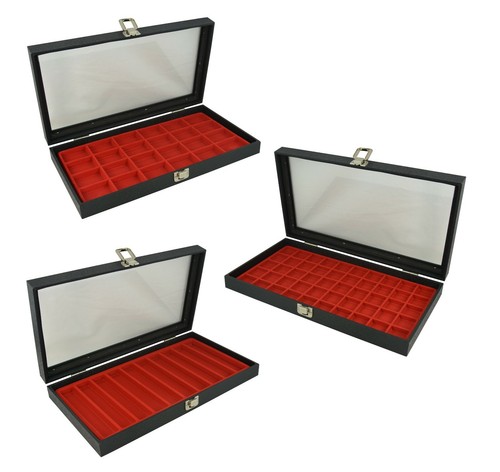 Black case glass - lid, &