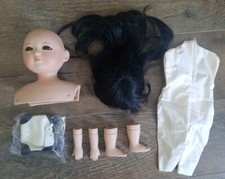 2 VTG Porcelain Doll Set Make