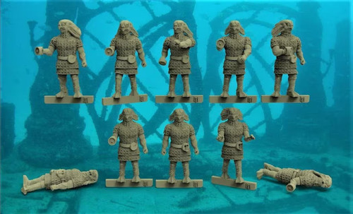 Sea devils 28mm scale 3d - sea,