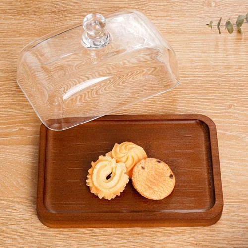 Wood cake stand - cake, with
