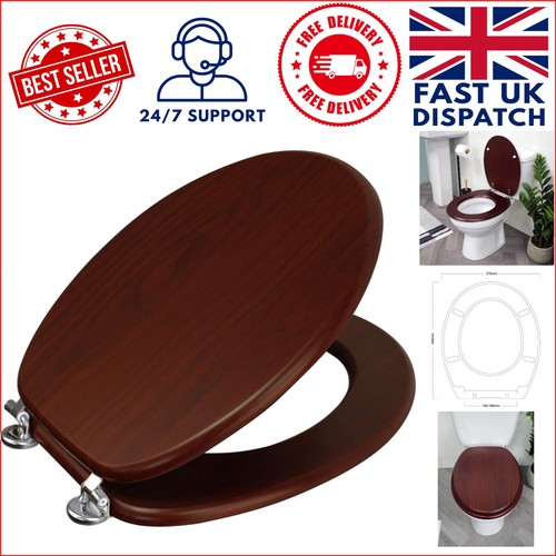 Adjustable mahogany toilet - adjustable,