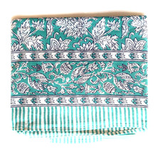 XL Floral hand block printed