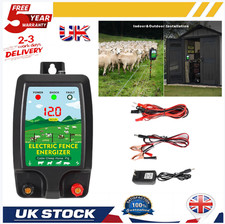 Electric Fence Charger, 2 J 12kV-Electric Fence for Livestock for Farm, Poultry