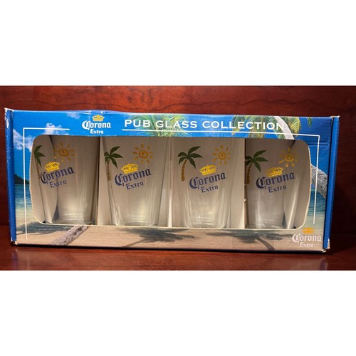 2007 corona extra pub - extra, glass