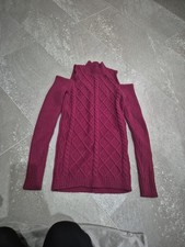 Lipsy Jumper Size 8 Burgundy