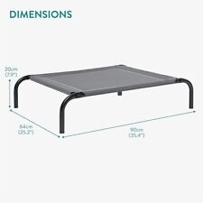 Elevated Outdoor Dog Bed - Raised Dog Cots Beds for Small/Medium Dogs UK