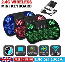 Wireless Mini Keyboard Keypad Mouse Touchpad Remote Control Android box Laptop 