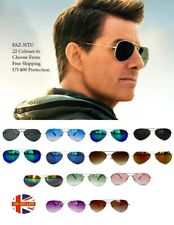 TOP GUN MEN WOMEN SUNGLASSES PILOT RETRO VINTAGE GLASSES SHADES UV400 UNISEX NEW