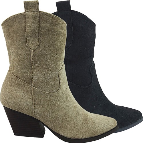 New womens mid low - block, heel