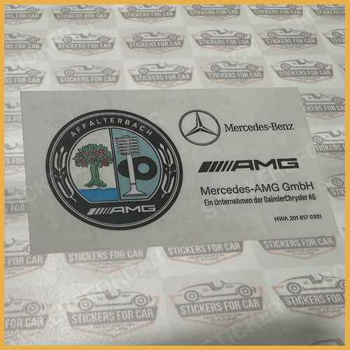 Mercedes amg gmbh - logo, inside