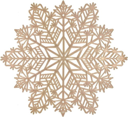 Christmas snowflake placemats - christmas,