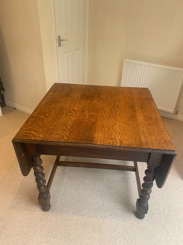 Vintage solid oak dining - solid, table