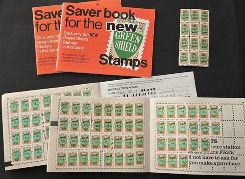 Green shield stamp - stamp, books