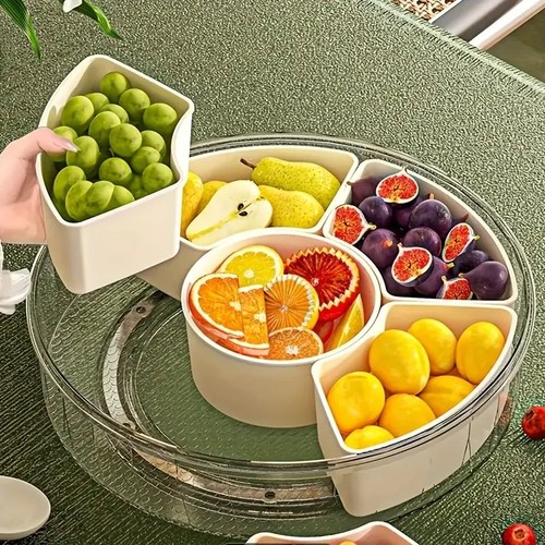 Party divided snack plate - party,