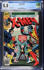 X-Men 100 - CGC 5.5 White Pages - Old X-Men vs. new X-Men : AKs Comics