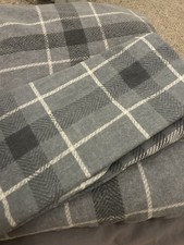 George Asda Brushed Cotton Checked Duvet Set Plus Pillow Cases And sheet! X2