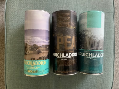 Empty bruichladdich whisky - bruichladdich,
