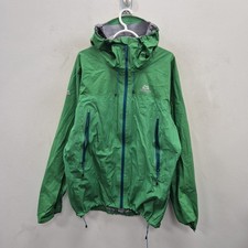 Mountain Equipment Firefox Shell Goretex Rain Hood Green Coat Jacket Size XL
