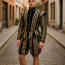 Elizabethan mens suit Medieval