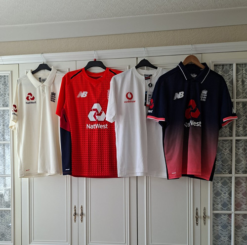 England cricket shirts bundle - england,