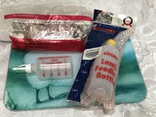 Lamb Feeding Bottle SET -   2 Feeding Bottles NEW + 1 USED Colostrum Bottle