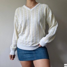vintage stripe pastel knit